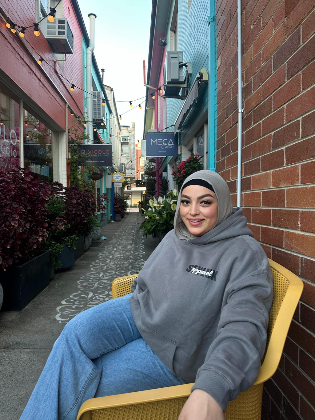 Grey LUXG2 hoodie - UNISEX