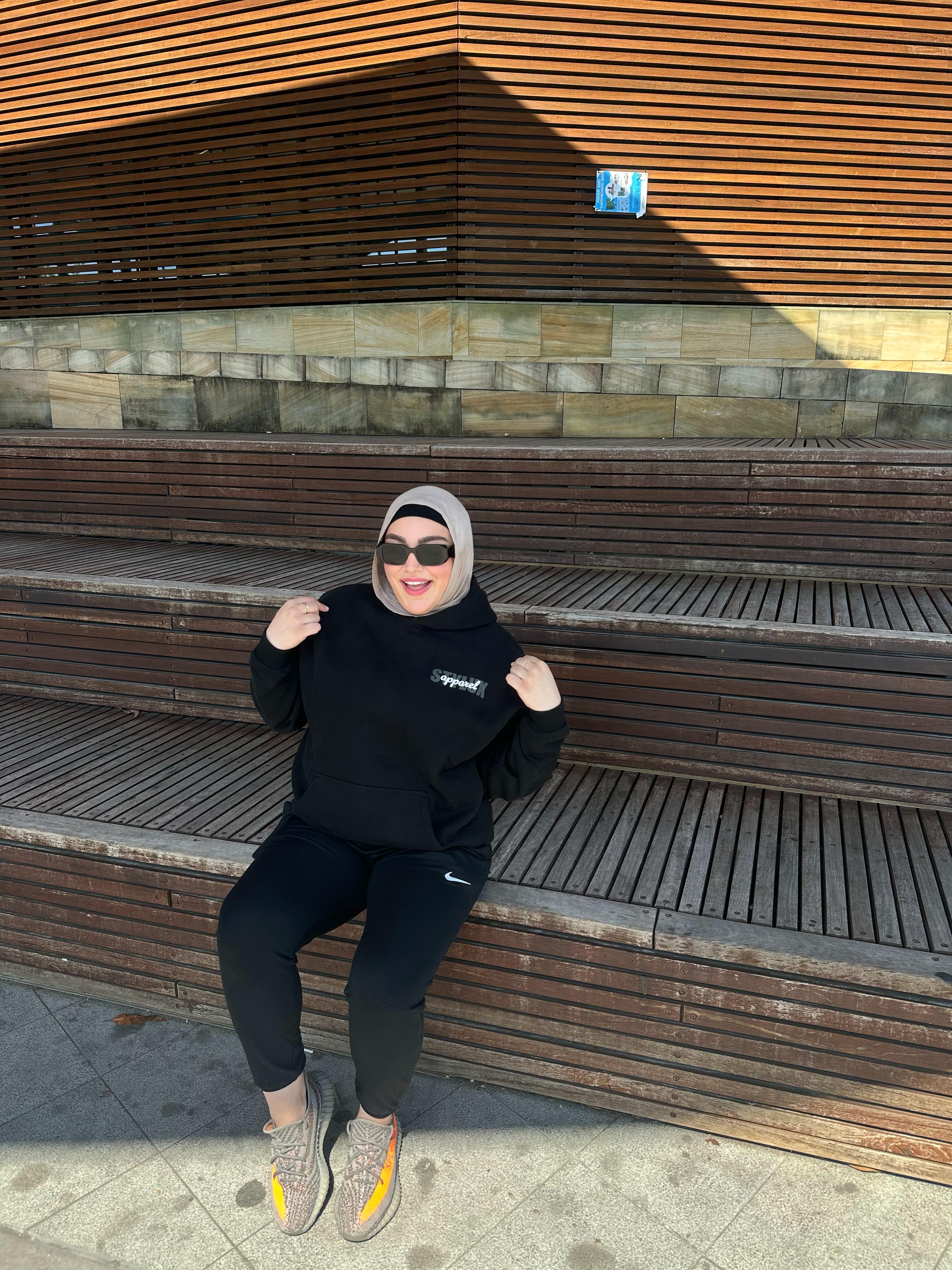 Black LUXG2 hoodie - UNISEX