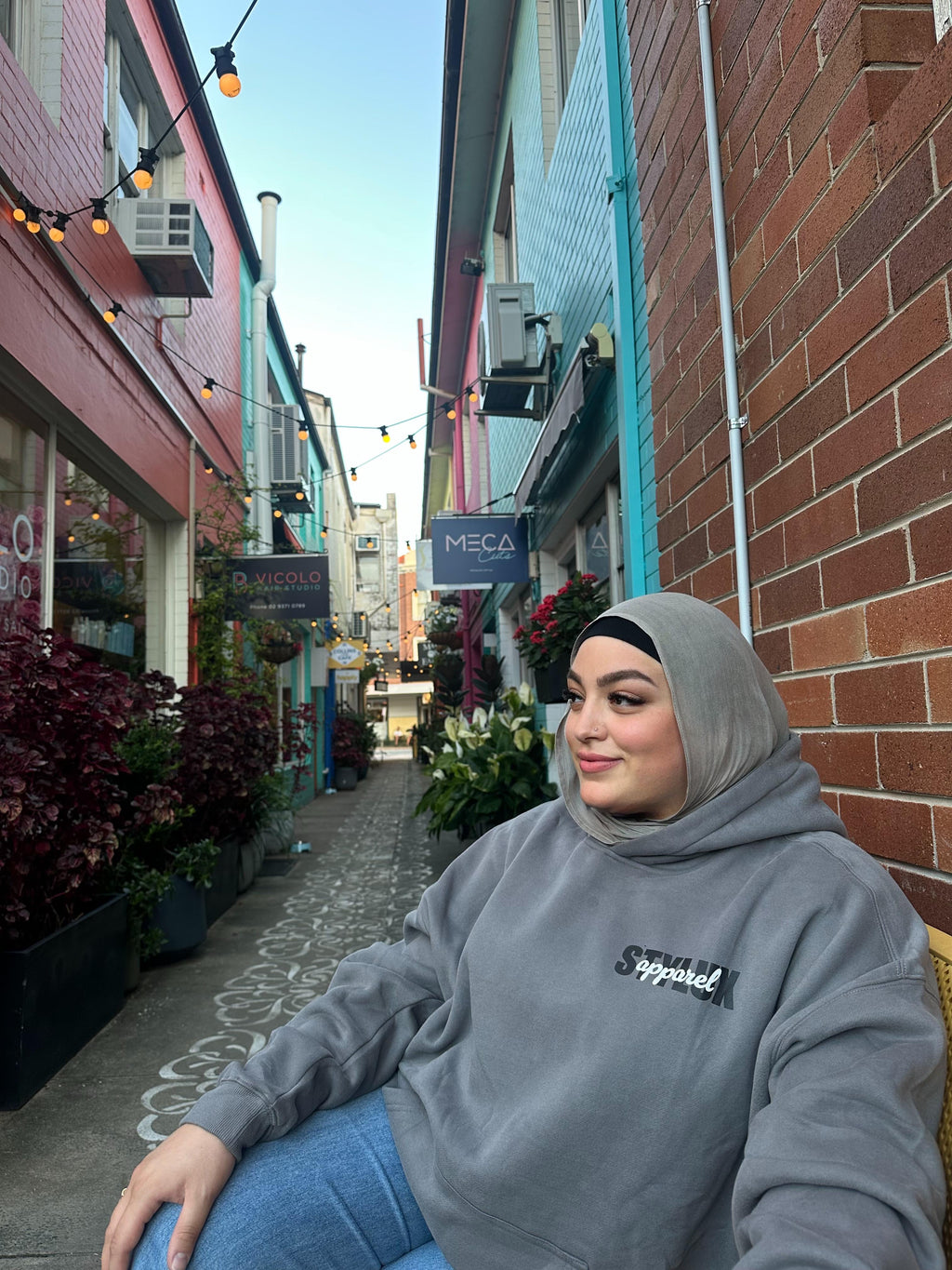 Grey LUXG2 hoodie - UNISEX