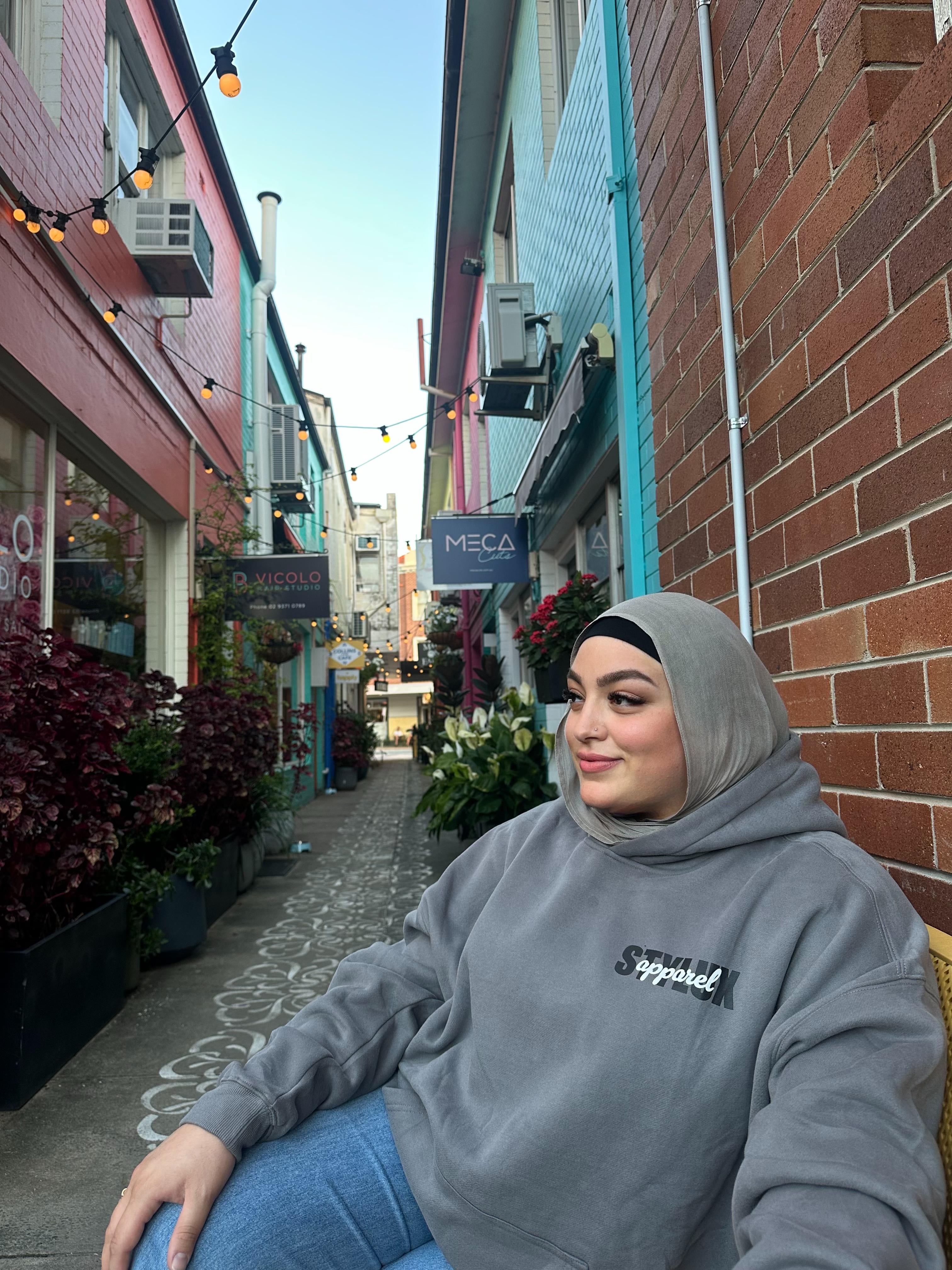 Grey LUXG2 hoodie - UNISEX