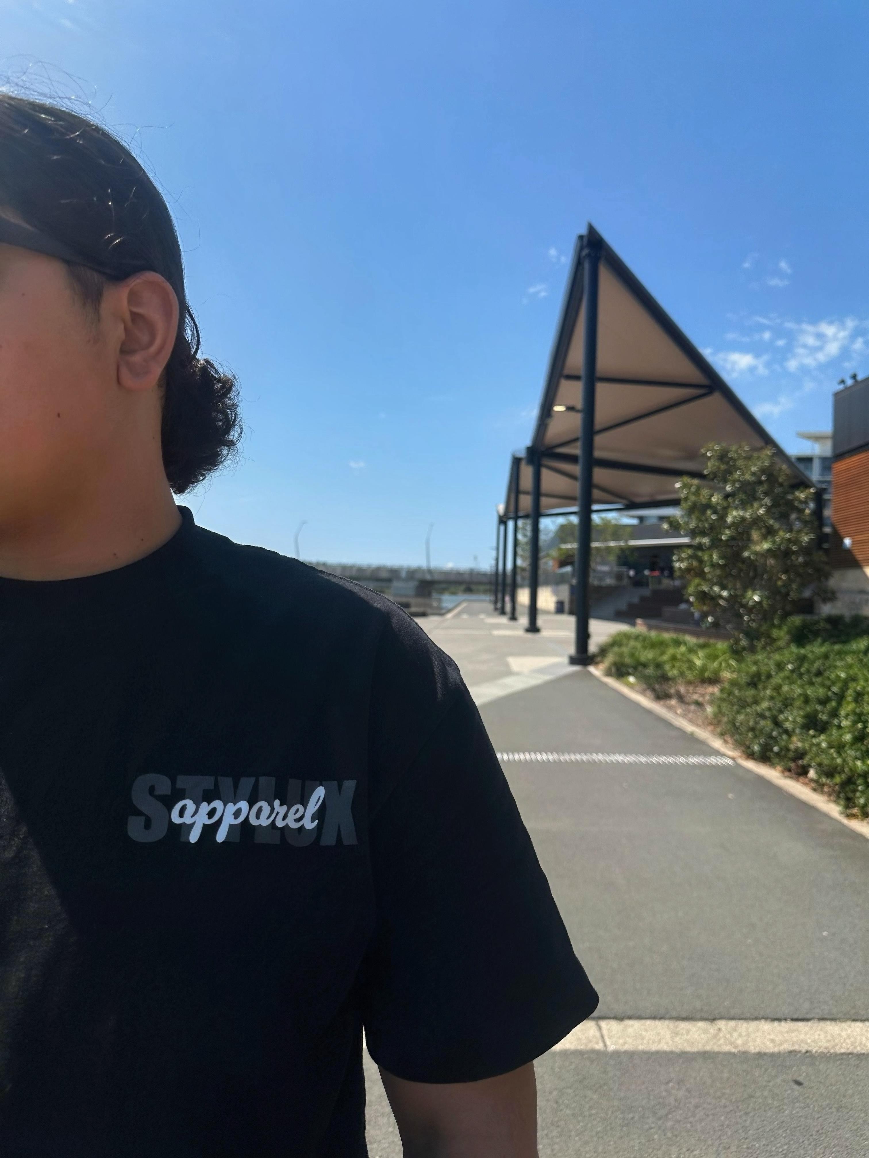 Black LUXG2 tshirt - UNISEX