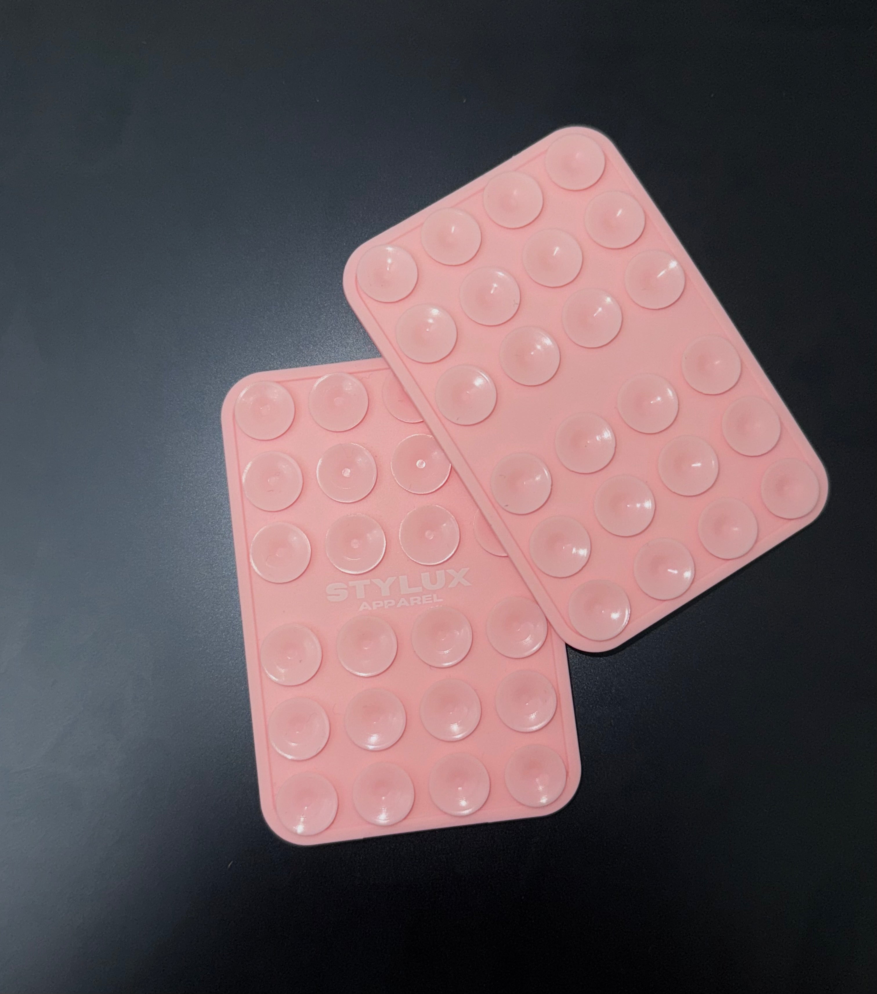 Double sided suction phone mount (LIGHT PINK)