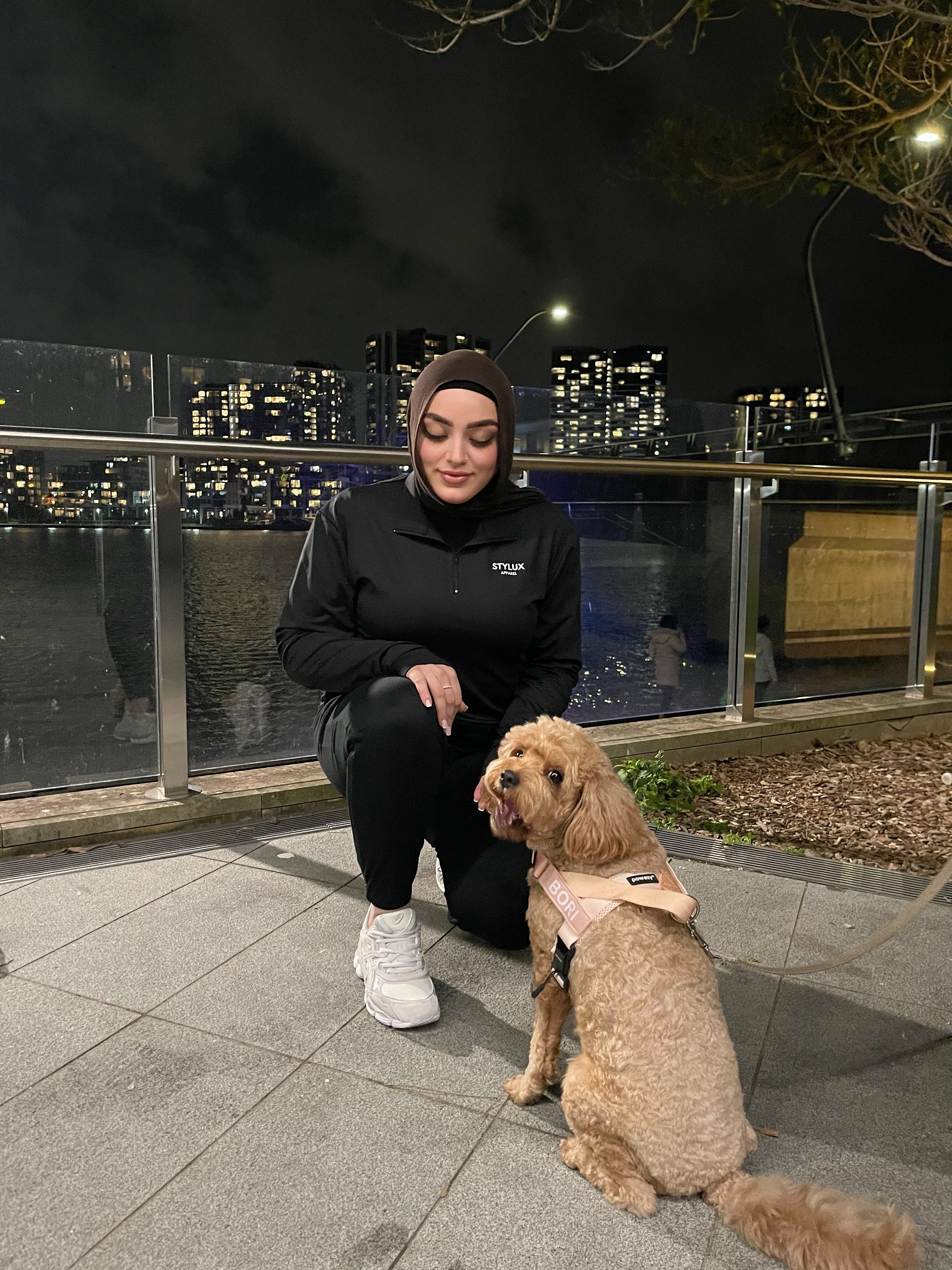 Signature long sleeve half zip - UNISEX