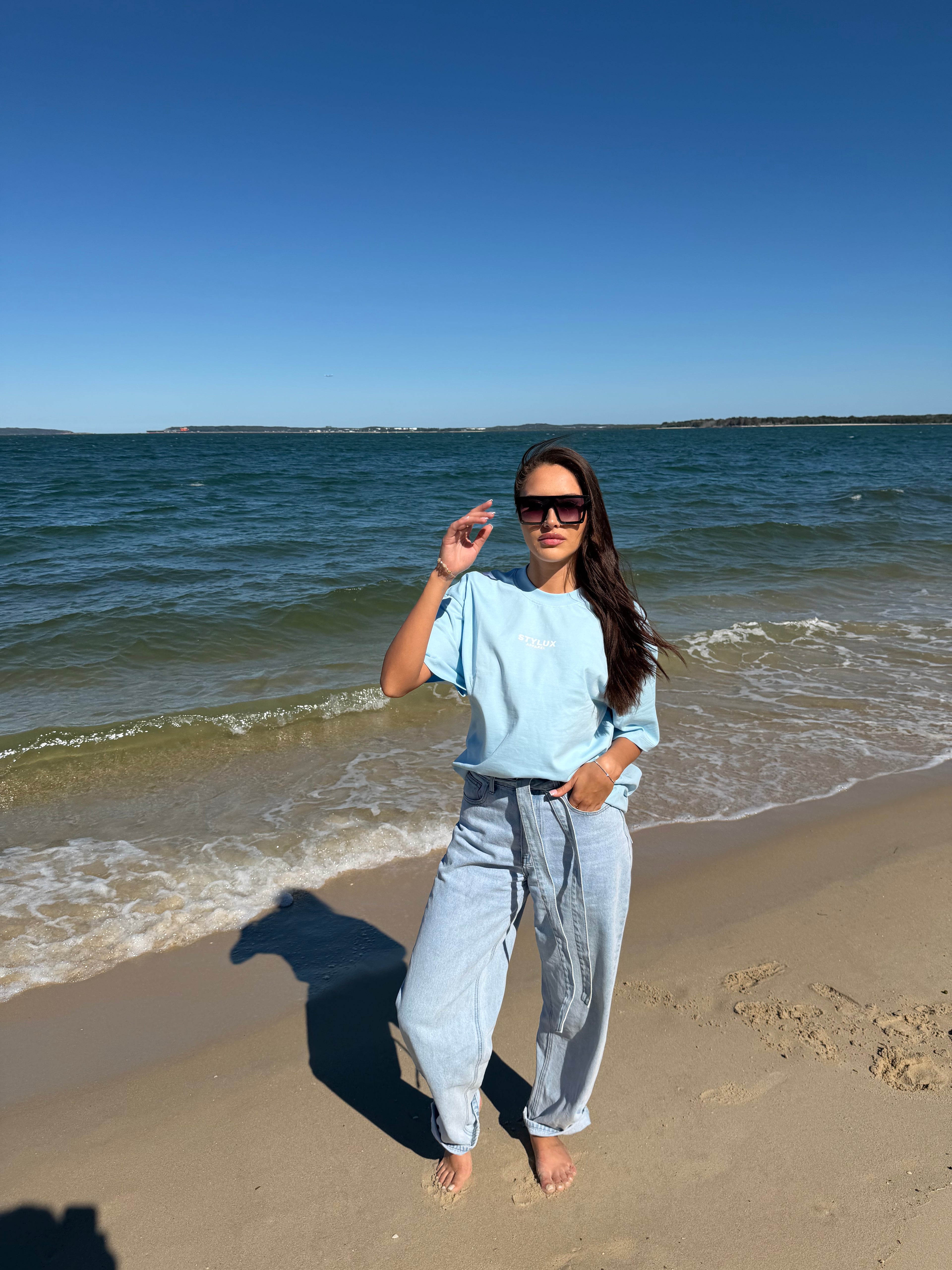Staples Tee Light Blue - Unisex fit
