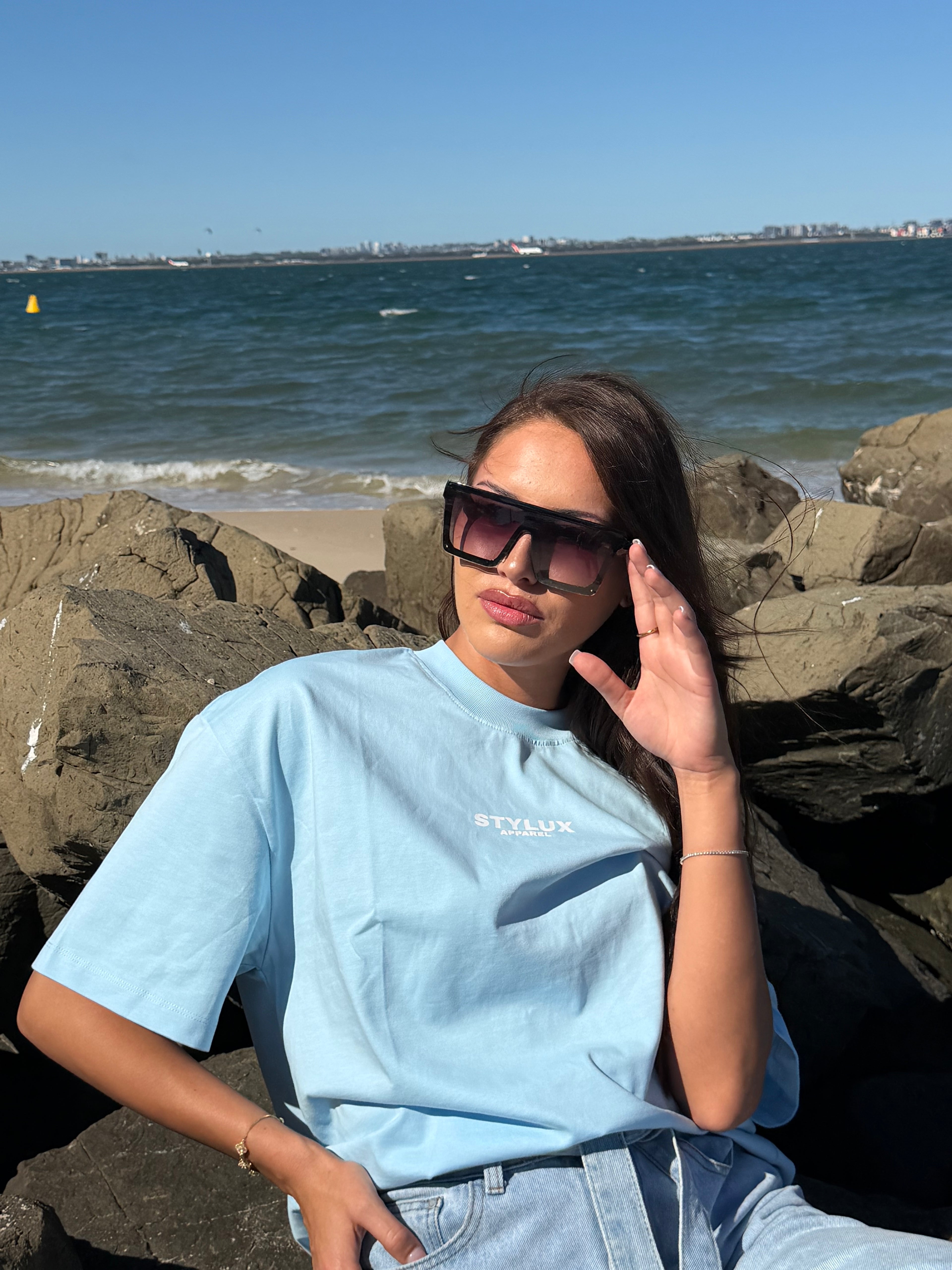 Staples Tee Light Blue - Unisex fit